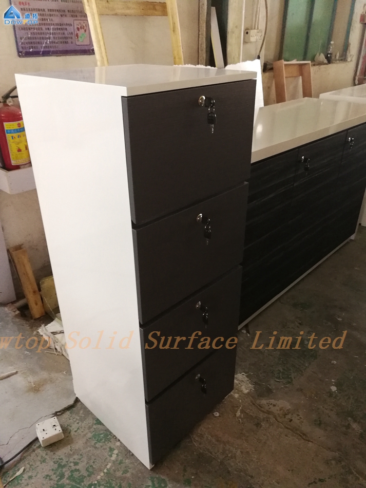 Custom high quality white office cabinet designs
